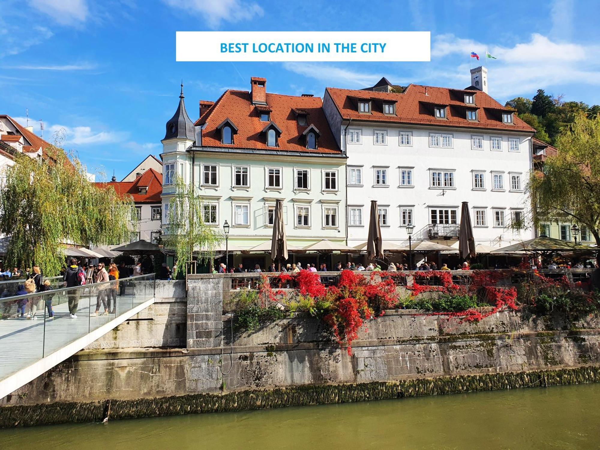 Riverside Elegance Ljubljana Kültér fotó